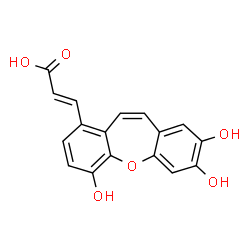 ChemSpider 2D Image | tournefolic acid B | C17H12O6