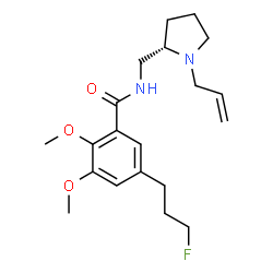 ChemSpider 2D Image | Fallypride | C20H29FN2O3