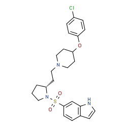ChemSpider 2D Image | SB656104 | C25H30ClN3O3S