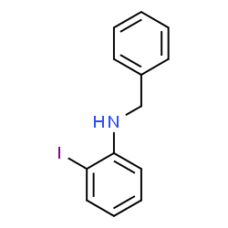 ChemSpider 2D Image | N-Benzyl-2-iodoaniline | C13H12IN