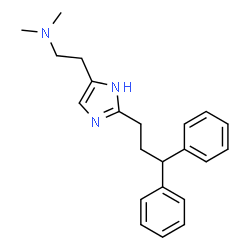 ChemSpider 2D Image | Dimethylhistaprodifen | C22H27N3