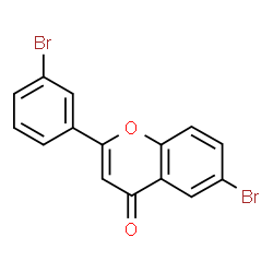 ChemSpider 2D Image | 6,3'-dibromoflavone | C15H8Br2O2