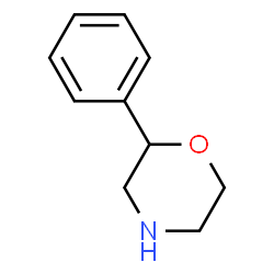 ChemSpider 2D Image | Phenylmorpholine | C10H13NO