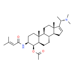 ChemSpider 2D Image | vaganine D | C30H48N2O3