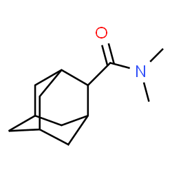 ChemSpider 2D Image | N,N-Dimethyl-2-adamantanecarboxamide | C13H21NO