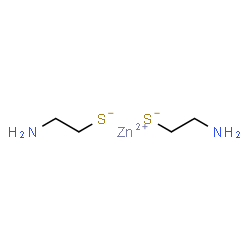 ChemSpider 2D Image | Zinc bis(2-aminoethanethiolate) | C4H12N2S2Zn