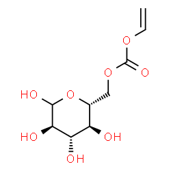 ChemSpider 2D Image | 6-O-[(Vinyloxy)carbonyl]-D-glucopyranose | C9H14O8