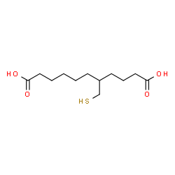 ChemSpider 2D Image | 5-(Sulfanylmethyl)undecanedioic acid | C12H22O4S