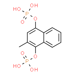 ChemSpider 2D Image | Menadiol diphosphate | C11H12O8P2