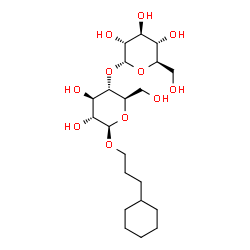 ChemSpider 2D Image | Cymal 3 | C21H38O11