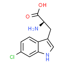 ChemSpider 2D Image | 6-Chloro-L-tryptophan | C11H11ClN2O2