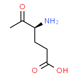ChemSpider 2D Image | (4S)-4-Amino-5-oxohexanoic acid | C6H11NO3