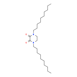 ChemSpider 2D Image | 1,4-Didecyl-2,3-piperazinedione | C24H46N2O2