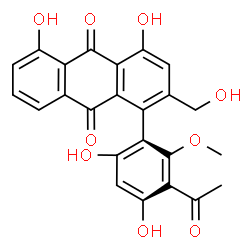 ChemSpider 2D Image | gaboroquinone A | C24H18O9