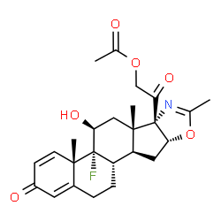 ChemSpider 2D Image | Azacortid | C25H30FNO6