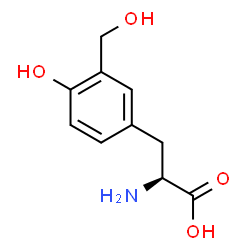 ChemSpider 2D Image | 3-(Hydroxymethyl)-L-tyrosine | C10H13NO4
