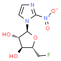 ChemSpider 2D Image | FLUOROAZOMYCIN ARABINOSIDE | C8H10FN3O5