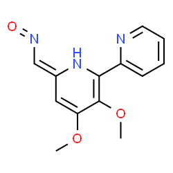 ChemSpider 2D Image | (6Z)-3,4-Dimethoxy-6-(nitrosomethylene)-1,6-dihydro-2,2'-bipyridine | C13H13N3O3