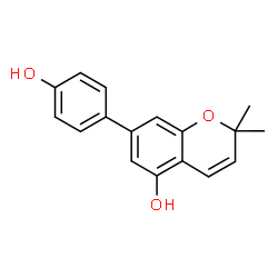 ChemSpider 2D Image | clusiparalicoline C | C17H16O3