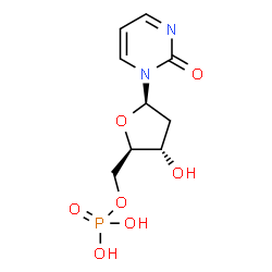 ChemSpider 2D Image | 2'-deoxyzebularine 5'-phosphate | C9H13N2O7P