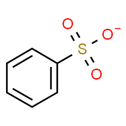 ChemSpider 2D Image | Benzenesulfonate anion | C6H5O3S