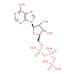 ChemSpider 2D Image | ITP | C10H15N4O14P3