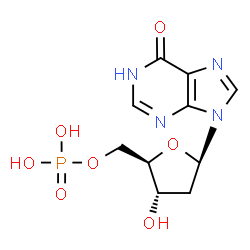 ChemSpider 2D Image | 2'-Deoxy-5'-inosinic acid | C10H13N4O7P