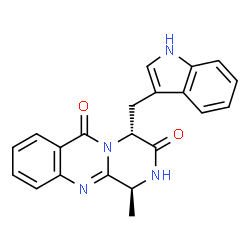 ChemSpider 2D Image | fumiquinazoline D | C21H18N4O2