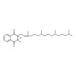 ChemSpider 2D Image | Vitamin K epoxide | C31H46O3