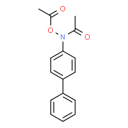 ChemSpider 2D Image | N-Acetoxy-N-(4-biphenylyl)acetamide | C16H15NO3