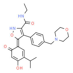 ChemSpider 2D Image | Luminespib | C26H31N3O5