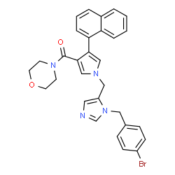 ChemSpider 2D Image | LB42708 | C30H27BrN4O2