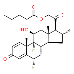ChemSpider 2D Image | Diflucortolone valerate | C27H36F2O5