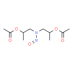 ChemSpider 2D Image | (Nitrosoimino)di-1,2-propanediyl diacetate | C10H18N2O5