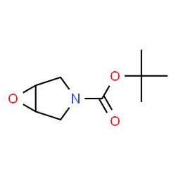 ChemSpider 2D Image | tert-butyl 6-oxa-3-azabicyclo[3.1.0]hexane-3-carboxylate | C9H15NO3