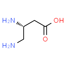 ChemSpider 2D Image | (3R)-3,4-Diaminobutanoic acid | C4H10N2O2