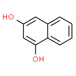 ChemSpider 2D Image | Naphthoresorcinol | C10H8O2