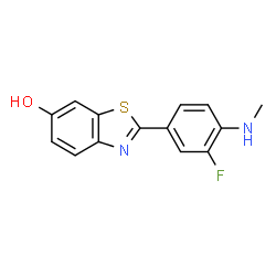 ChemSpider 2D Image | Flutemetamol | C14H11FN2OS