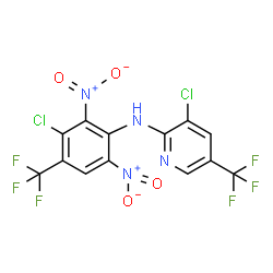 ChemSpider 2D Image | fluazinam | C13H4Cl2F6N4O4