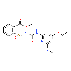 ChemSpider 2D Image | ethametsulfuron-methyl [ANSI] | C15H18N6O6S