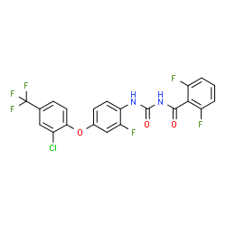 ChemSpider 2D Image | flufenoxuron | C21H11ClF6N2O3