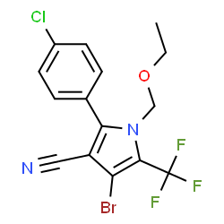 ChemSpider 2D Image | Chlorfenapyr | C15H11BrClF3N2O