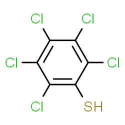 ChemSpider 2D Image | Pentachlorothiophenol | C6HCl5S