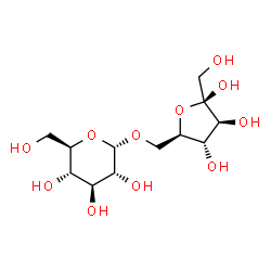 ChemSpider 2D Image | 6-O-alpha-D-Glucopyranosyl-beta-D-fructofuranose | C12H22O11