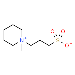 ChemSpider 2D Image | 1-methyl-1-(3-sulfonatopropyl)piperidin-1-ium | C9H19NO3S
