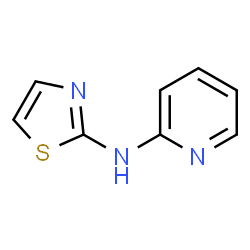ChemSpider 2D Image | N-2-Thiazolyl-2-pyridinamine | C8H7N3S