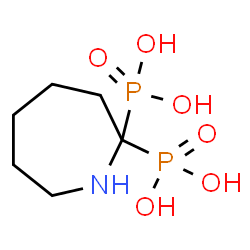 ChemSpider 2D Image | 2,2-Azepanediylbis(phosphonic acid) | C6H15NO6P2