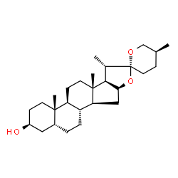 ChemSpider 2D Image | Sarsasapogenin | C27H44O3
