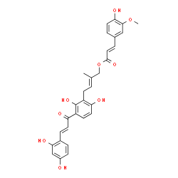 ChemSpider 2D Image | iso-Gemichalcone C | C30H28O9