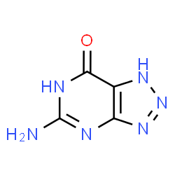 ChemSpider 2D Image | 8-AzaG | C4H4N6O